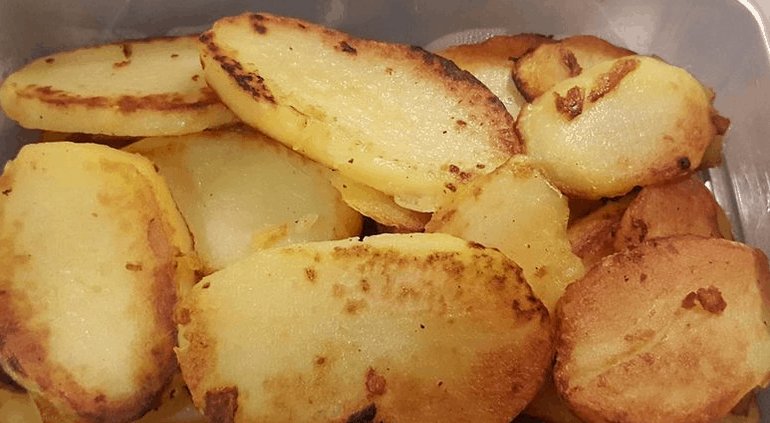 Kartoffelscheiben anbraten