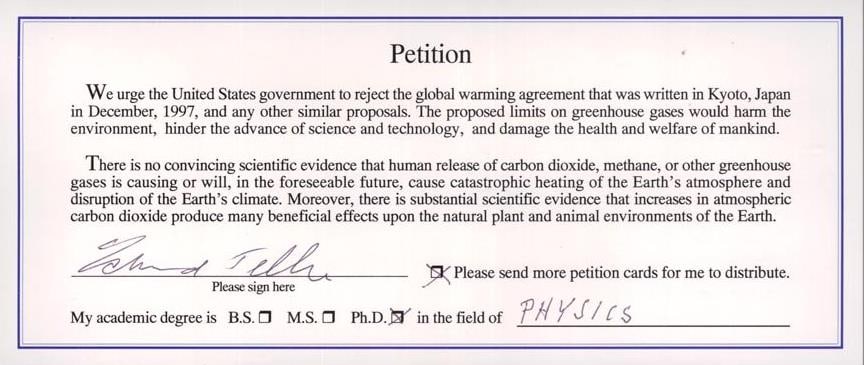 Global Warming Petition Project