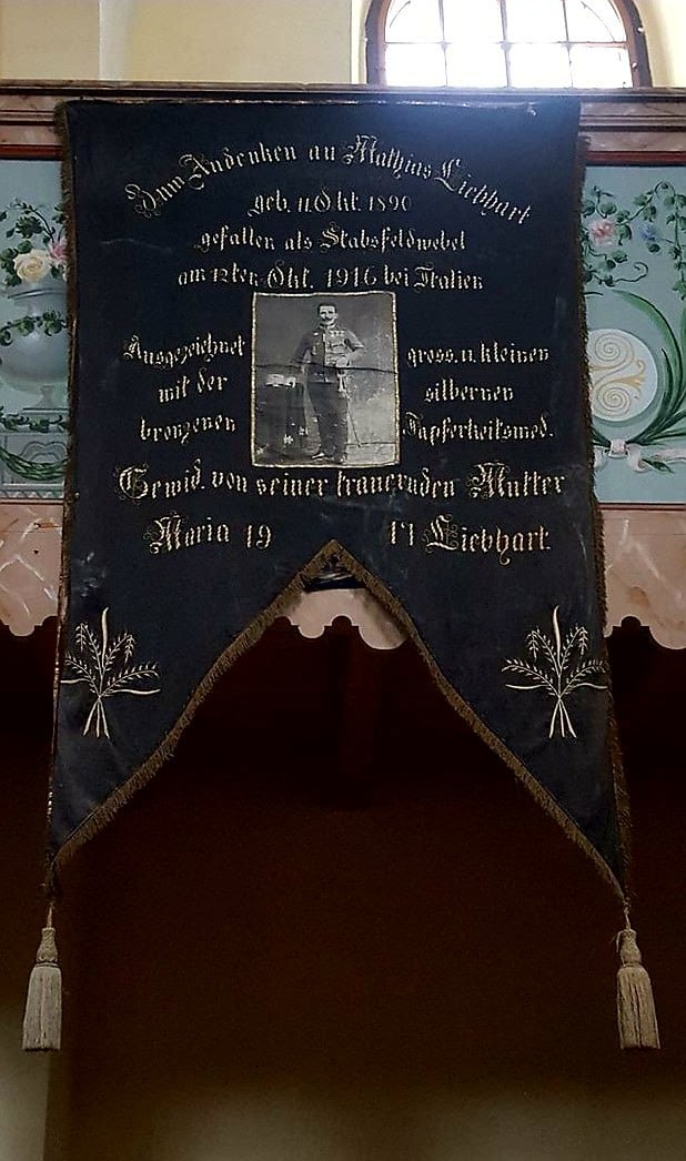 Gedenkfahne aus Turnișor (Neppendorf)