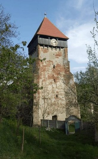 Der Wehrturm der Kirchenburg in Hamba (Hahnbach)