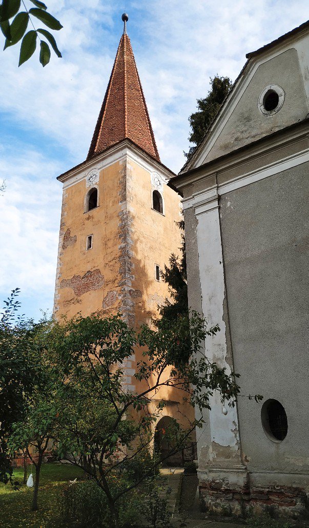 Kirchturm der Kirchenburg in Jidvei (dt. Seiden)
